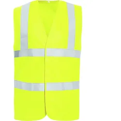 Polyester-Warnweste Kl. 2 flammhemmend - 3XL - gelb