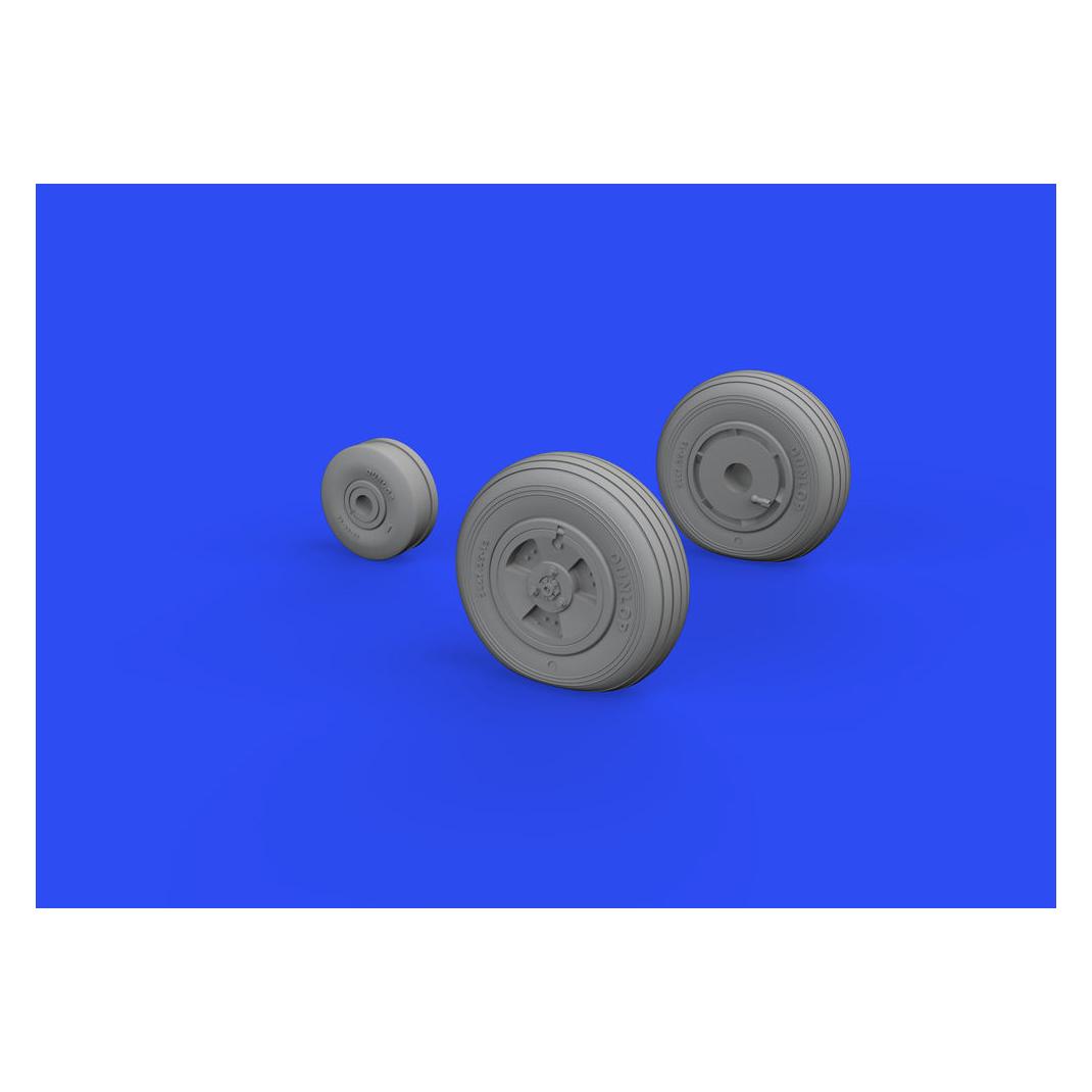 Eduard Vampire F.3 wheels 1/48 (648741)