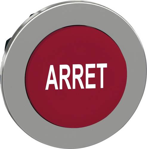 Schneider Electric ZB4FL433 ZB4FL433 Frontelement für Drucktaster rückstellbar (Ø) 30.5mm Arrêt Chrom, Rot 1St.