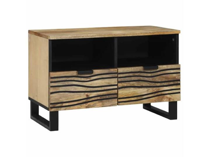 Kaorsrow TV Lowboard Wandmontiert Braun 70x33x46 cm Holzwerkstoff Kompakter Hängeschrank mit Schublade und 2 Fächern für Wohnzimmer und Schlafzimmer zur Platzersparnis.