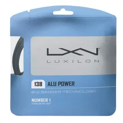 Tennissaite - Luxilon - ALU POWER - silber - 12,2 m
