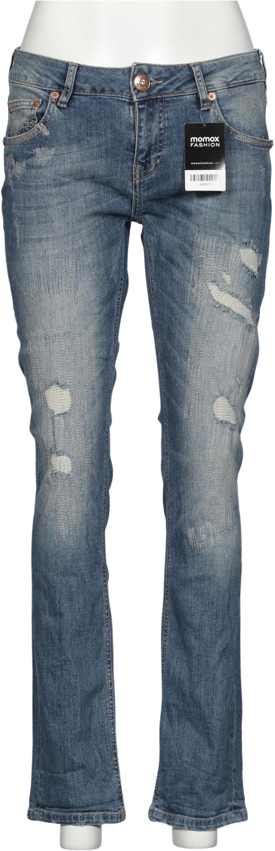 Amor, Trust & Truth Damen Jeans, Blau, Gr. W36, Baumwolle / Elasthan - Second Hand