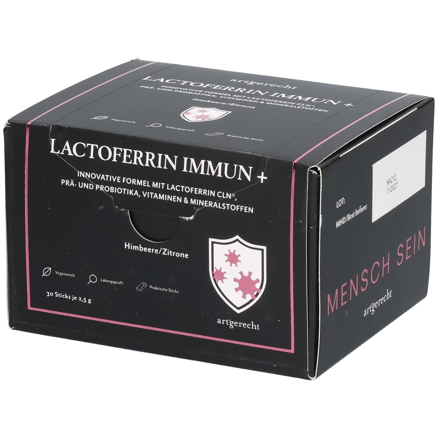 Lactoferrin Immun+ Pulver Sticks 75 g