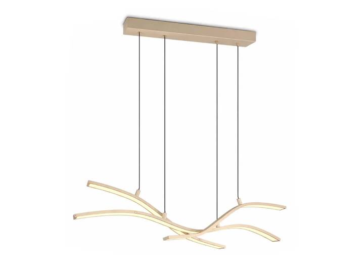 TRIO Select Hanglamp Spider e.move L 130 cm beige