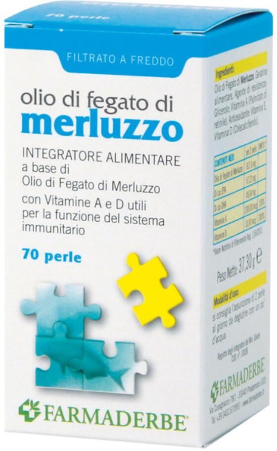 FARMADERBE Srl NUTRA Olio Fegato Merl.70 Prl