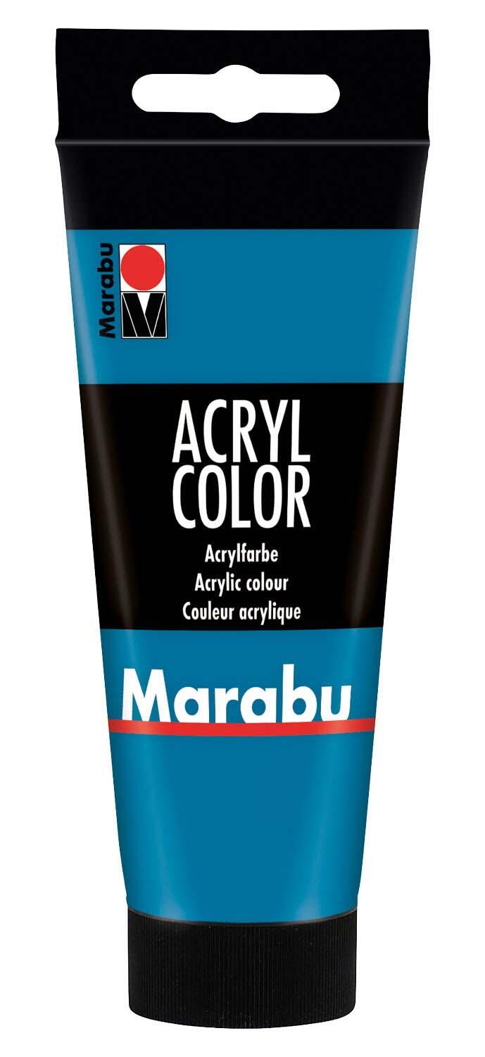 Marabu Acrylfarbe, cyan, 100,0 ml 12010050056