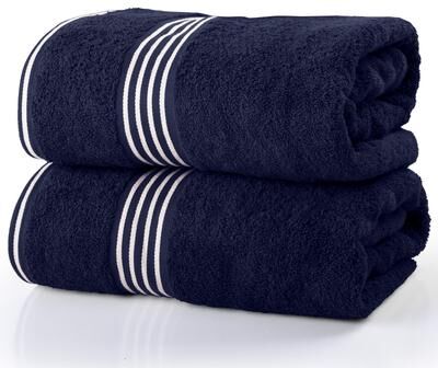 Bath Towels - 2PC 500GSM 100% Cotton Towel Set 35x70in Extra Large Quick Drying Bath Towels by Lavish Home