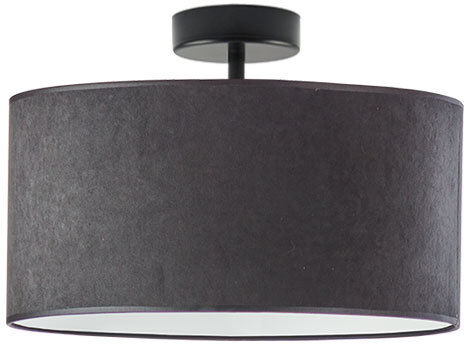 Fairmont Park Vannatter Semi Flush Mount Black/Black