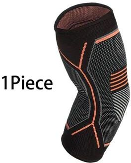 Useful Little Things Elastic Woven Fitness Elbow Compression Support Sleeve black Orange xl