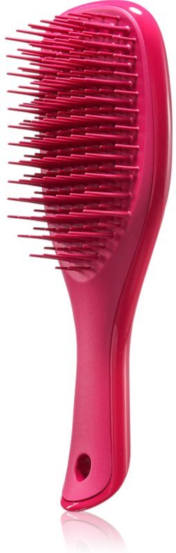 Tangle Teezer The Ultimate Detangler Mini Flache Bürste für glattes und lockiges Haar Electric Raspberry 1 St.
