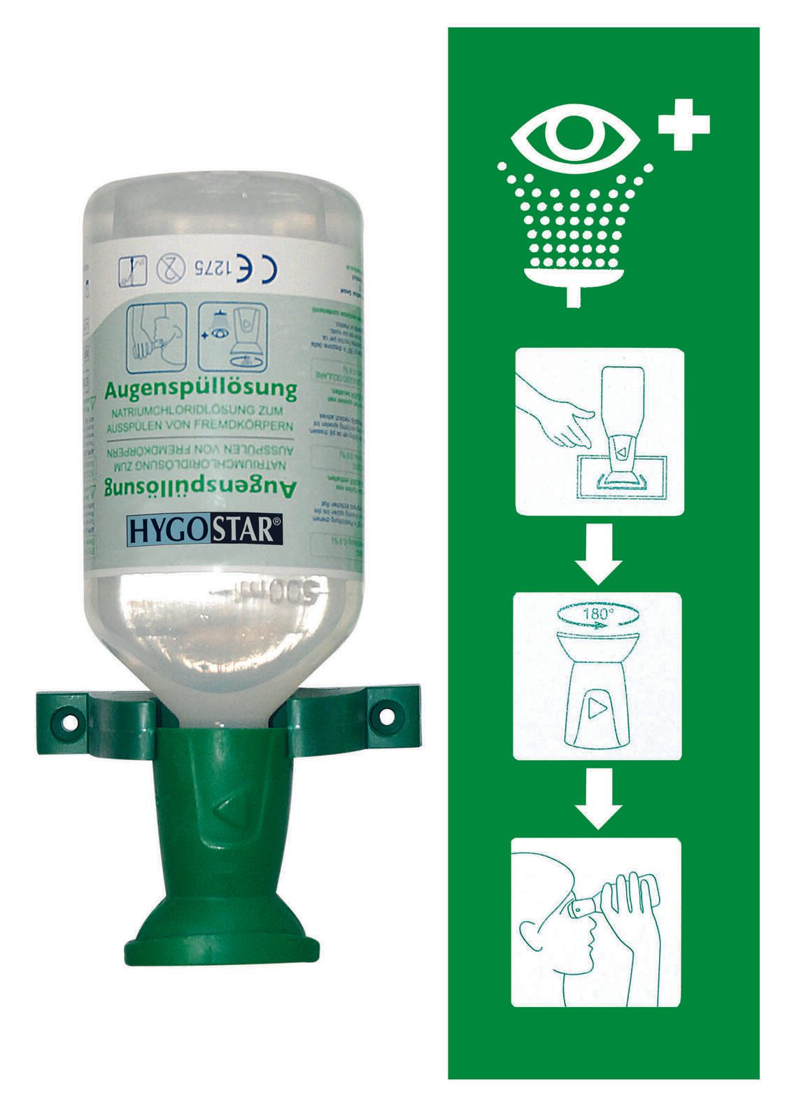 franz mensch HYGOSTAR Augenspülstation 500,0 ml grün 50011