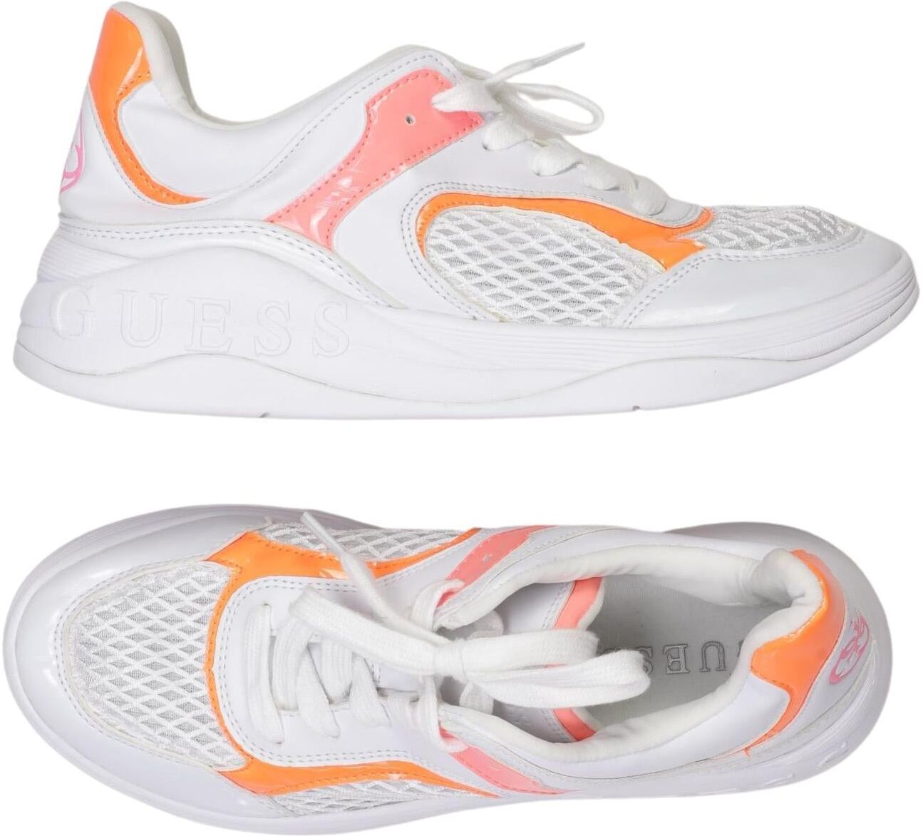 Guess Damen Sneaker, Neon, Gr. EU 38, kein / Etikett - Second Hand