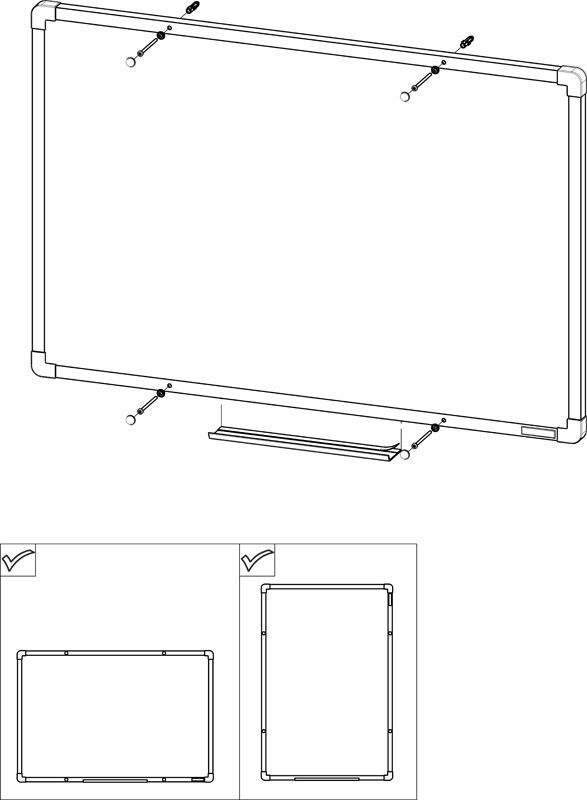 Whiteboard, Magnettafel boardOK, 1800 x 1200 mm, brauner Rahmen
