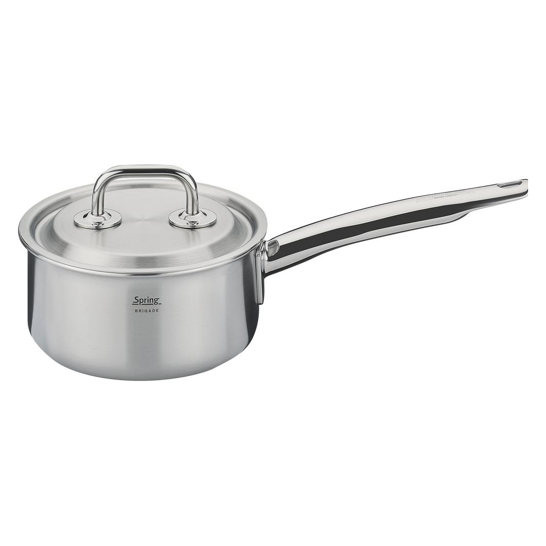 Spring Stielkasserolle nieder Brigade Premium ø 14 cm (Stielkasserolle, 14 x 7 cm) (04 1551 06 14-110853.0140)