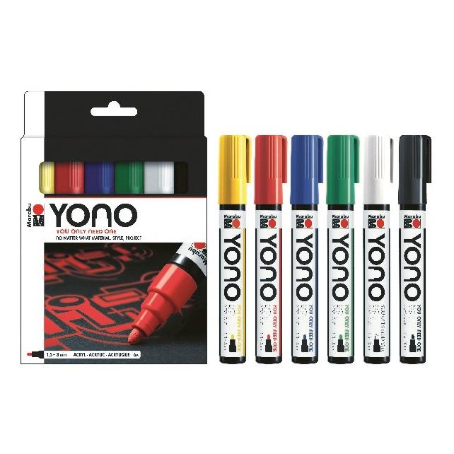 Marabu Yono (6x) (1240000004002) Mindestbestellmenge: 5 Stück