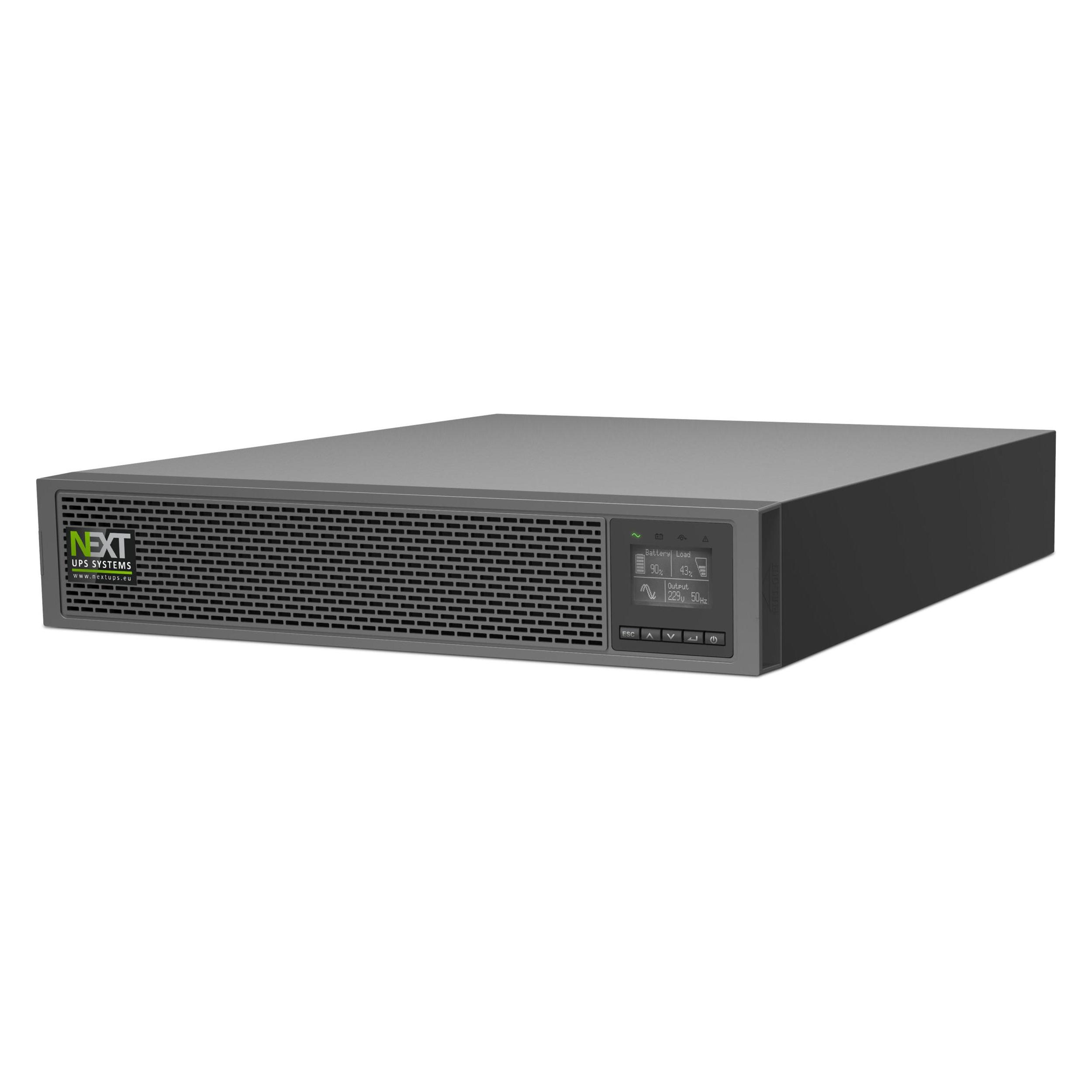 Lyra E-CONNECT RT2U IoT, Online,1500VA/1500W, EPO, W/IEC C13 sockets * 8pcs, IEC cables * 2pcs, versatile (1500 W, Online-Doppelwandler USV) (77182)
