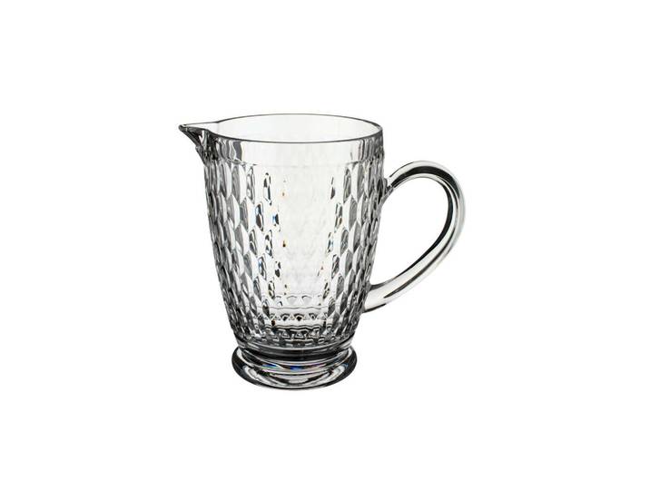 Villeroy & Boch Krug Boston transparent 1,3 l, Transparent, Glas, Geschirr, Kannen & Karaffen, Wasserkaraffen & Krüge