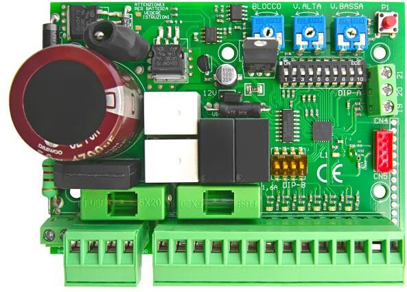 Nologo Start-S7lt Centrale - 24v Quadro Di Comando Per Motore Cancello Scorrevole / Motore Porta Garage Con Predisposizione Batteria