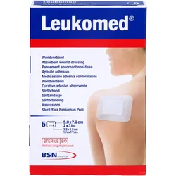 Leukomed Sterile Pflaster 5x7.2 cm 5 ST