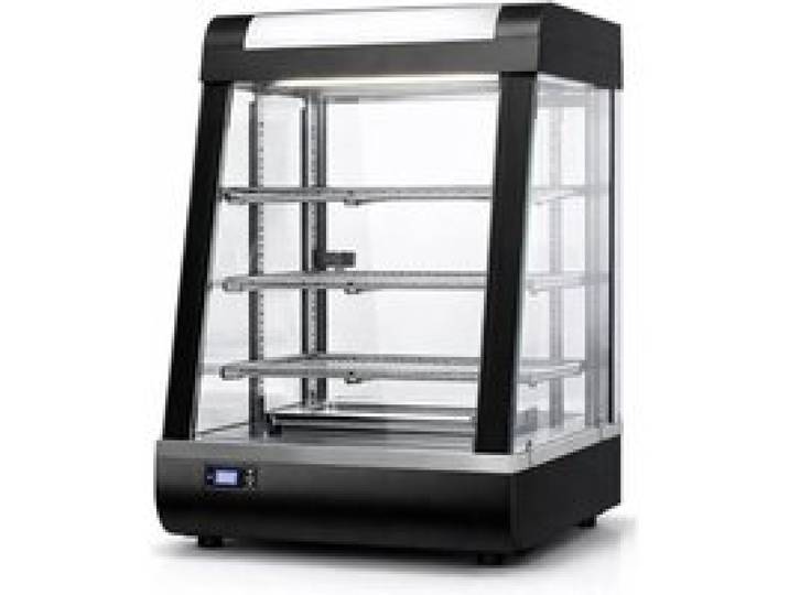 Vitrine chauffante professionnelle - 3 niveaux - 1000 W - maintien au chaud - compacte 380x480x640 mm