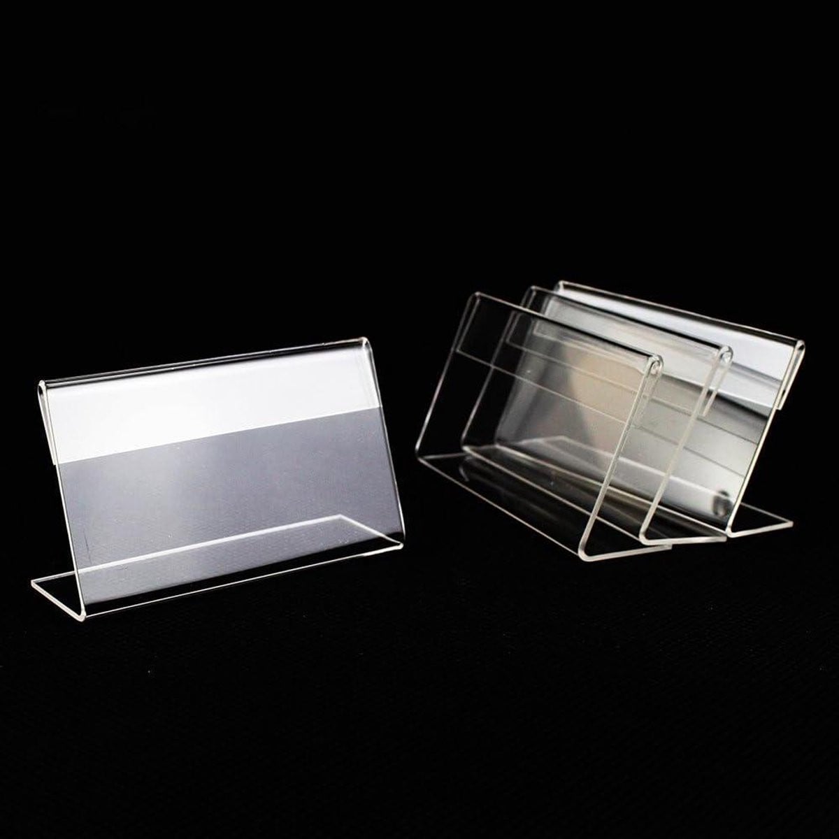 Mini Teken Display Houder van Helder Acryl voor Prijskaartjes en Winkeldisplays