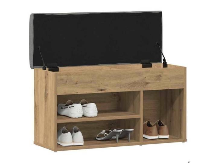 VIDAXL - Banc de couloir Banc à chaussures - chêne artisanal - 82x32x45 5 cm - bois ingénierie 838564 Assemblage requis