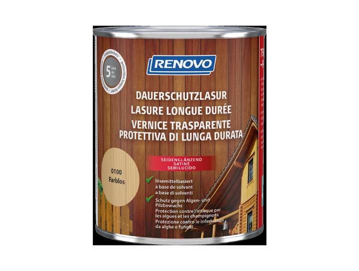 Renovo Dauerschutzlasur Farblos 0.75 l Seidenglanz