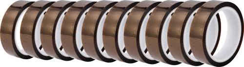 TRU COMPONENTS ESD-Klebeband 10 St. Bernstein (L x B) 33m x 25mm Polyimid