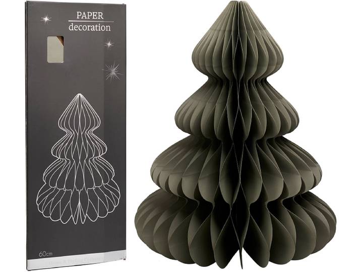Tannenbaum aus Papier NEVA grün