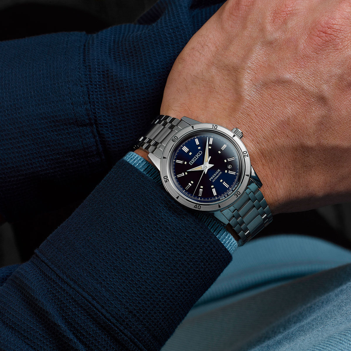 Seiko Presage Style 60s Navy SRPL07J1
