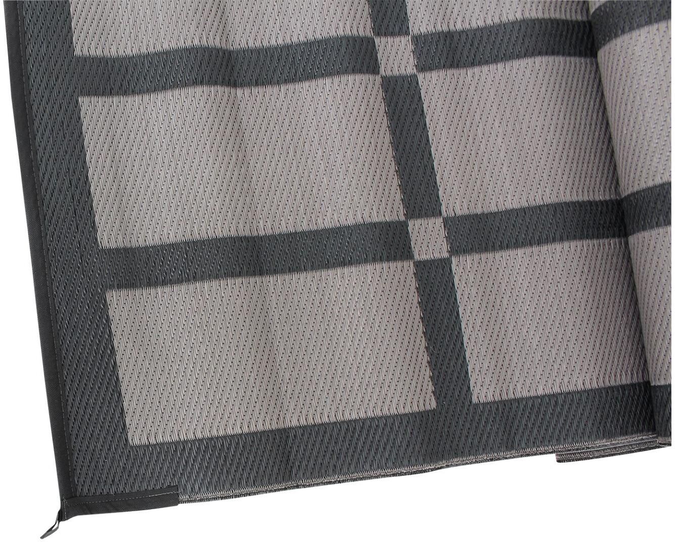 Zeltteppiche EUROTRAIL "Patio Mat", grau, schwarz, Teppiche, B : 400cm 1 Stk., L: 250cm, Polypropylen (PP), Zeltteppiche, Zeltboden, B:400cm L:250cm grau, schwarz B : 400cm 1 Stk., L: 250cm