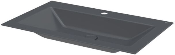 Bette Loft Einbau-Waschtisch A230-400HLW1 80x49,5x10cm, HLW1, raven