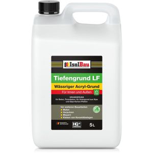 IsolBau Tiefengrund Tiefengrund LF, Acrylhaftgrund, 5 Liter, für innen und außen, Reichweite ca. 100 m², lösemittelfrei
