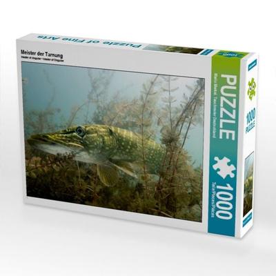 CALVENDO Puzzle Meister der Tarnung | 1000 Teile Lege-Größe 64x48cm Foto-Puzzle für glückliche Stunden