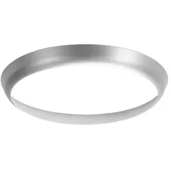 Brumberg Deko-Ring für Outdoor LED Decken-/Wandleuchte MAKIRA - Ø 25cm, Recycling-PC, silber, strukturiert BRUM-81128690