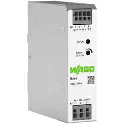 Wago 2587-2144 Primär getaktete Stromversorgung, Base, 1-phasig, DC 24 V, 5 A 25872144