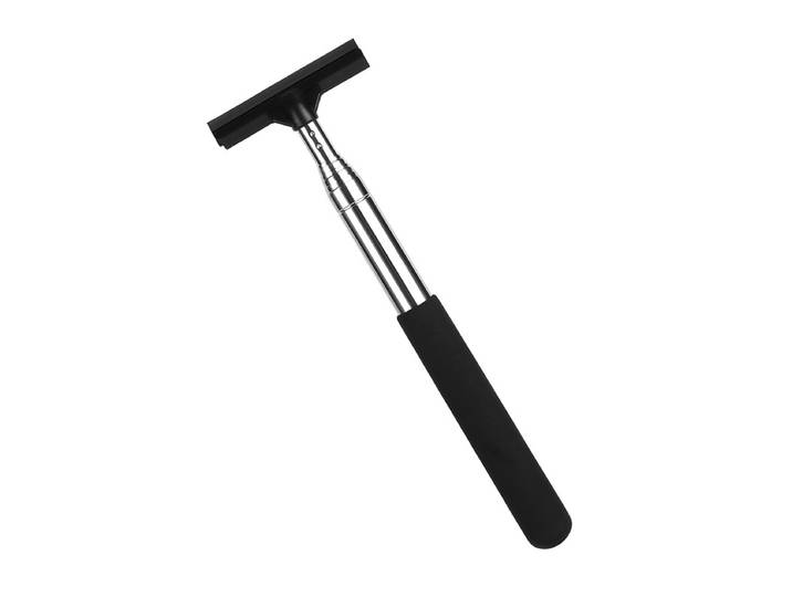 1 pièce raclette pour rétroviseur latéral, raclette rétractable pour rétroviseur latéral, longueur extensible jusqu'à 98 cm, raclette professionnelle pour vitres de voiture, parfaite pour les jours de pluie et de brouillard
