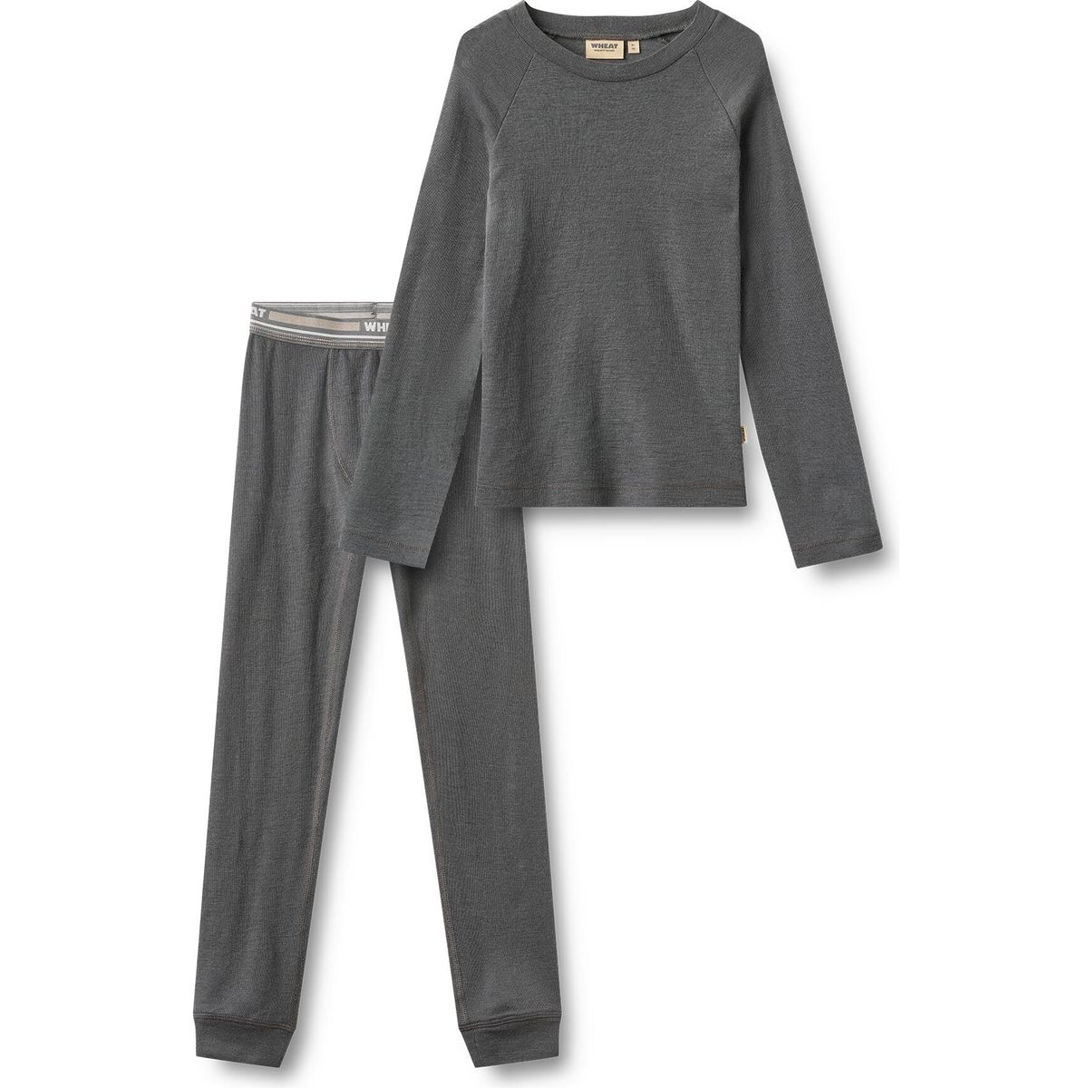 Wheat Baselayer Set dark charcoal (9619) 140 7230-775 RWS-9619-140/10Y