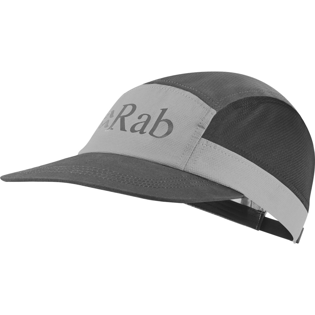 Rab Momentum 5 Panel Cap graphene/light zinc/ebony (GLE) OS QAB-59-GLE-ONE