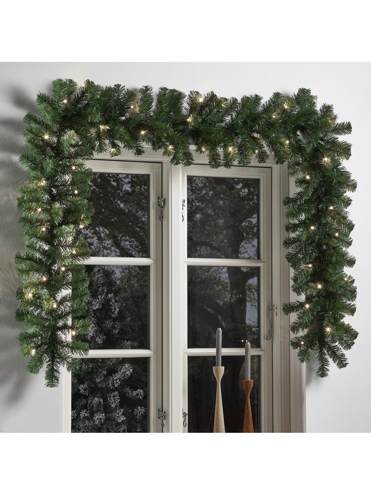 NORDIC WINTER Artificial Fir Garland Mix - 240 cm