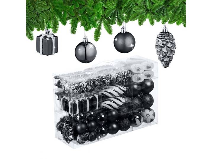 Relaxdays Boules de Noël en lot de 72