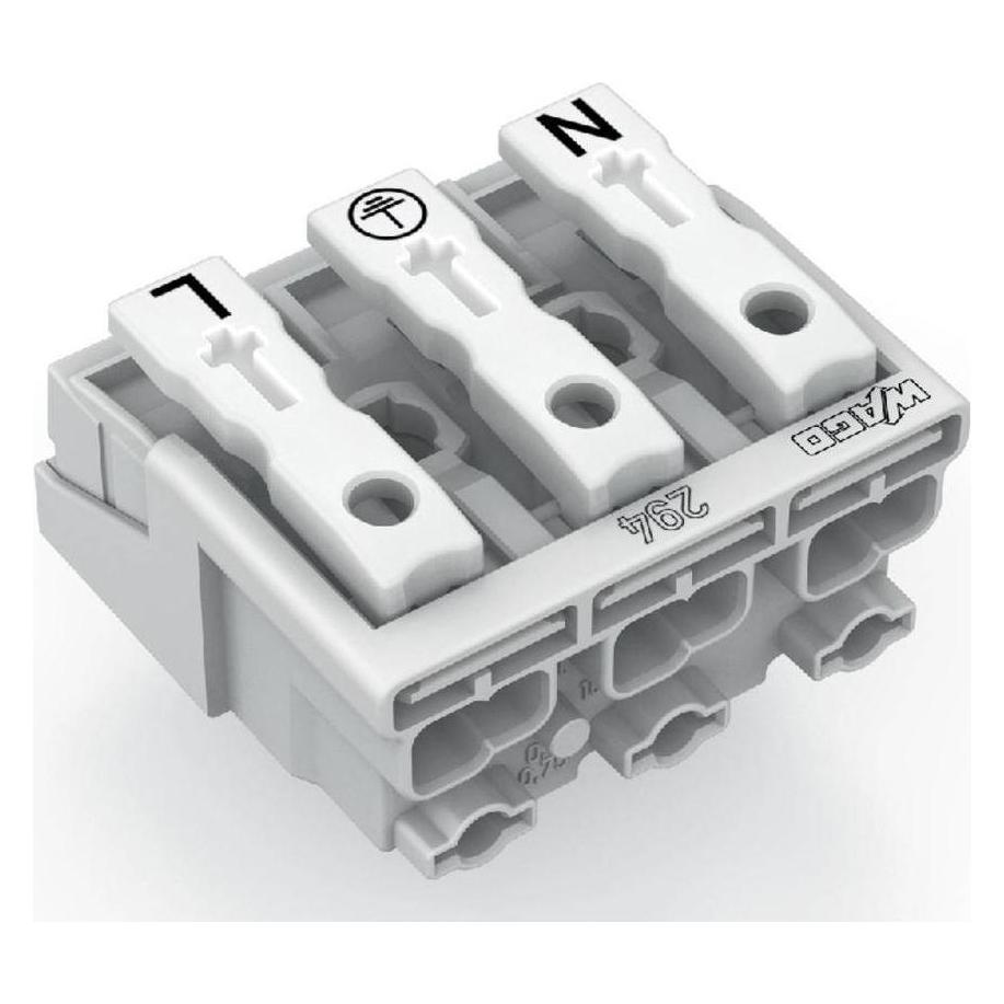 Wago 294-5013 Netzanschlussklemme N-PE-L 3-polig (294-5013)