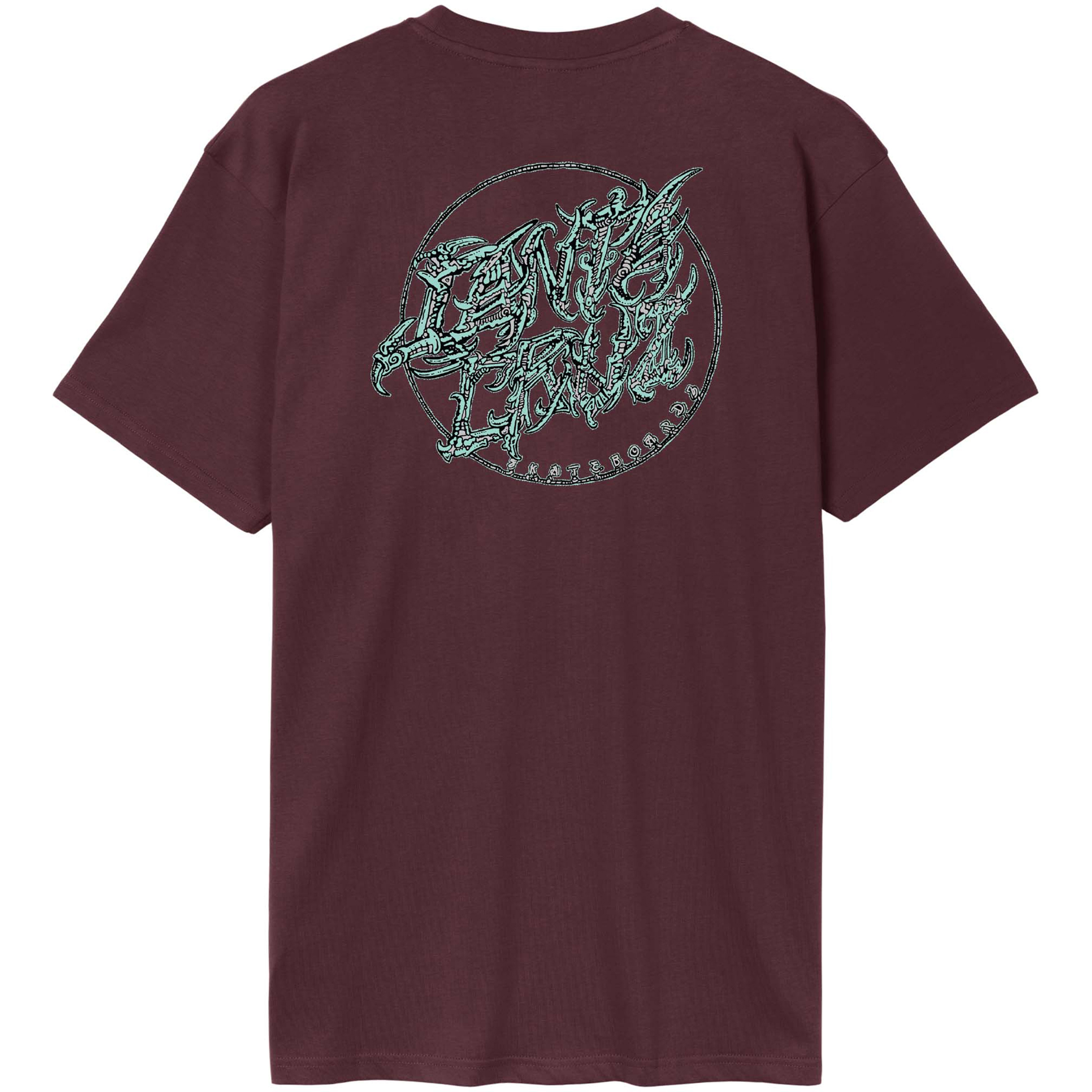 Santa Cruz Scourge Dot Herren T-Shirts rot Größe S Hautfreundlich