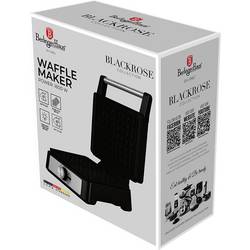 BerlingerHaus BH9962 Waffeleisen Antihaftbeschichtung, Kontrollleuchte Schwarz, Silber, Roségold BH/9962