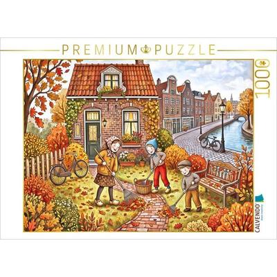 CALVENDO Puzzle Buntes Laub im Garten | 1000 Teile Lege-Größe 64 × 48 cm Foto-Puzzle für glückliche Stunden