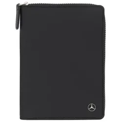 Mercedes-Benz Geldbörse Reisepassetui Leder schwarz B66959640 - 11.5 x 16 cm