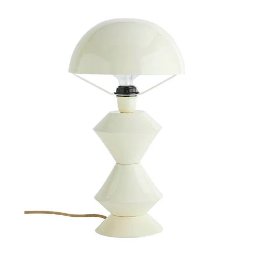 Madam Stoltz tafellamp offwhite metaal