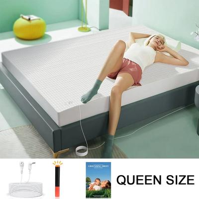 Uplift Essentials Earthing Fitted Sheet With Organic Cotton And Silver Fiber eu white Queen Size