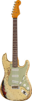 Fender LTD 61 Strat SHR VWo3CSB Aged Vintage White over 3