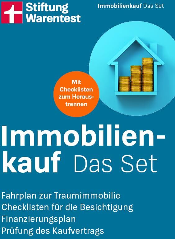 Eva Kafke - Immobilienkauf - Das Set - Von der Suche bis zum Eigentumsübergang: Fahrplan zur Traumimmobilie, Checklisten für die Besichtigung, Finanzierungsplan, Prüfung des Kaufvertrags - Preis vom 02.10.2026 23:42:20 h